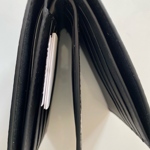 NWT Coach 3 in 1 Wallet with Checker Print C6789 Black/Chalk - Picture 10 of 13